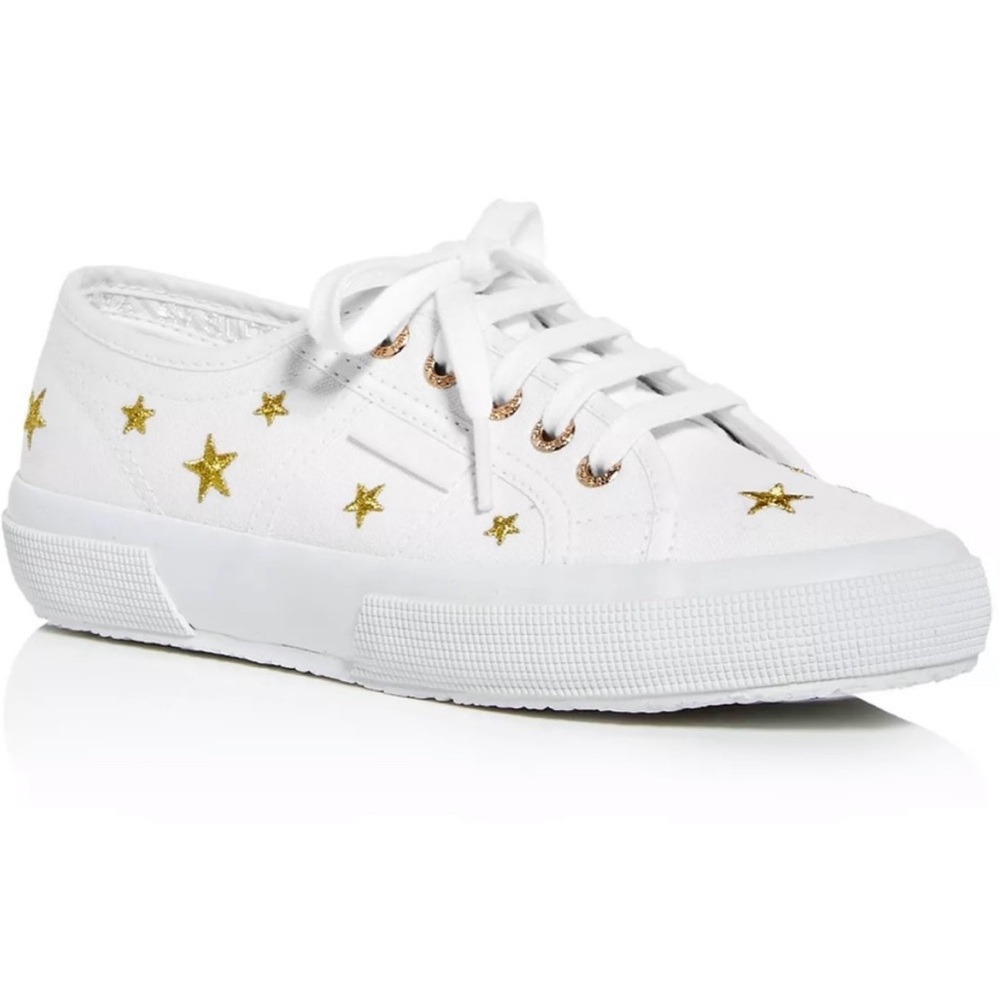 Superga Star Embroidered Cotu Sneakers